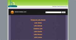 Desktop Screenshot of dariennelake.com